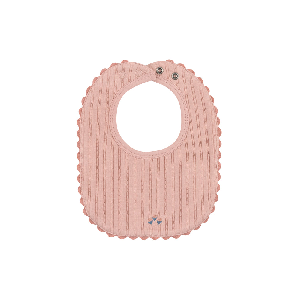 Ely's & Co Wave Collection Rose Tulip Bib