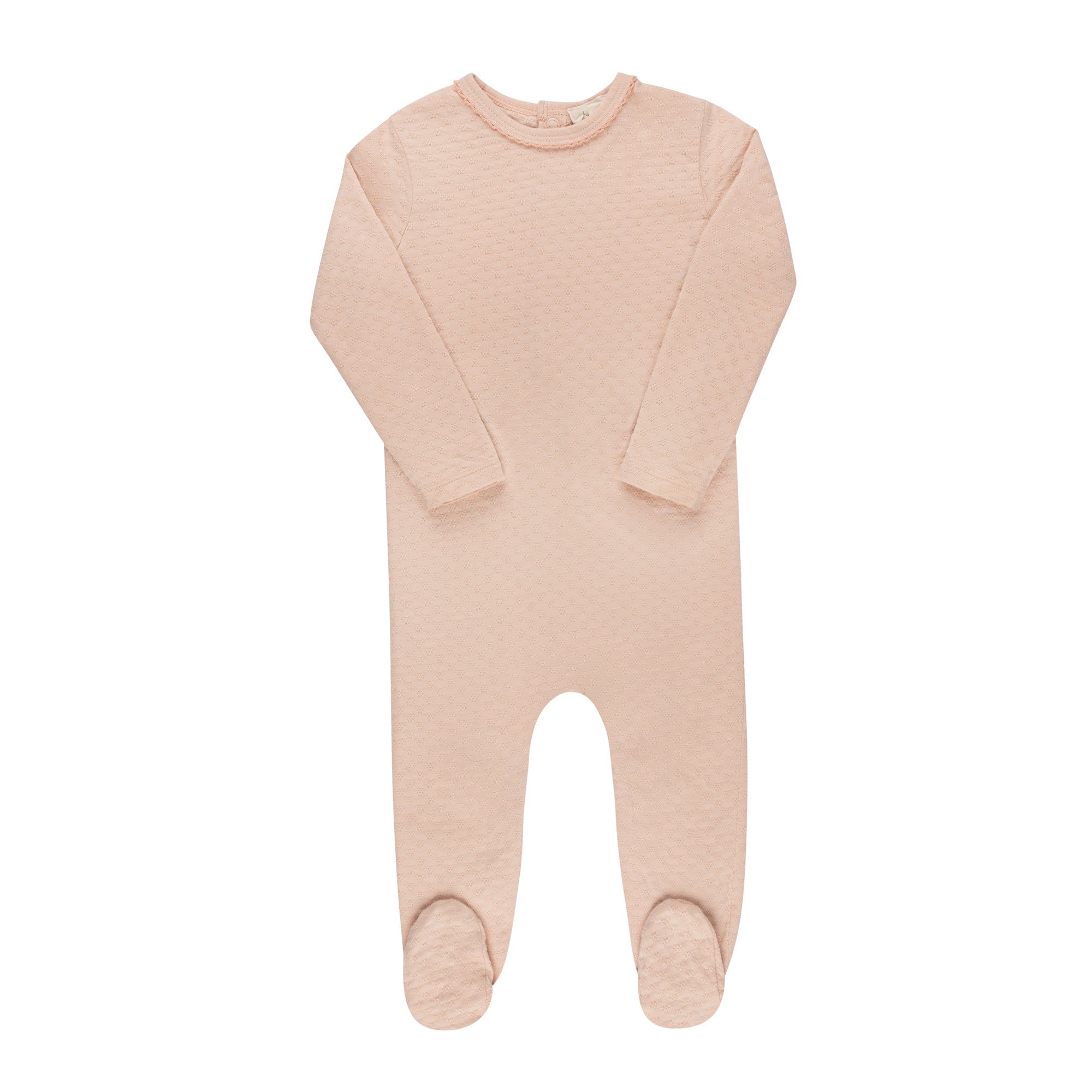 Ely's & Co Pink Pointelle Star Layette Set