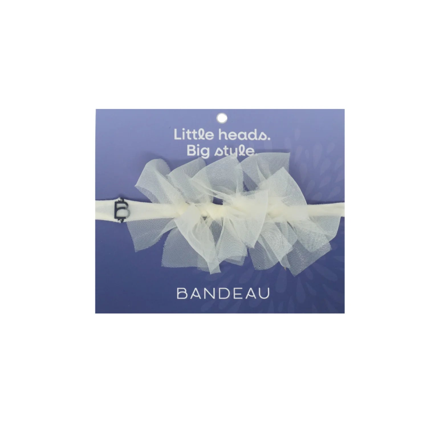 Bandeau Sheer Organza Gathered Bow Band Baby Band