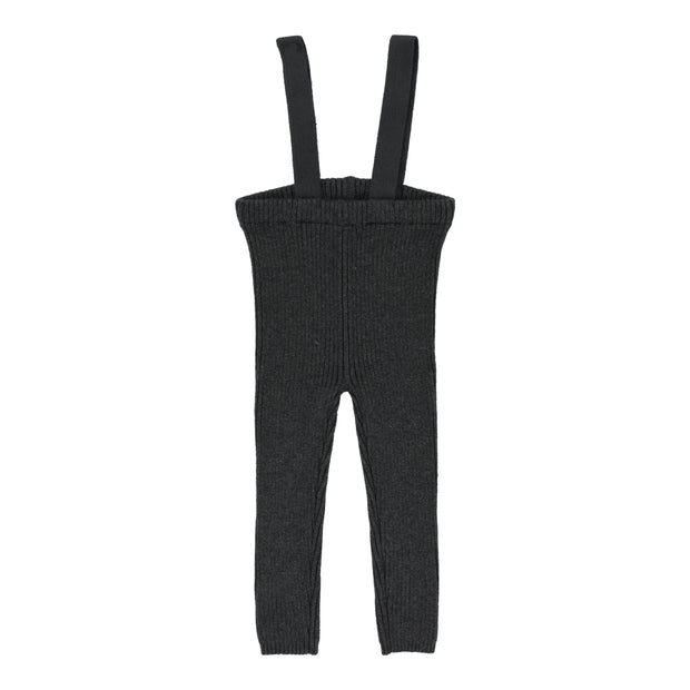 Analogie Navy Knit Suspender Leggings