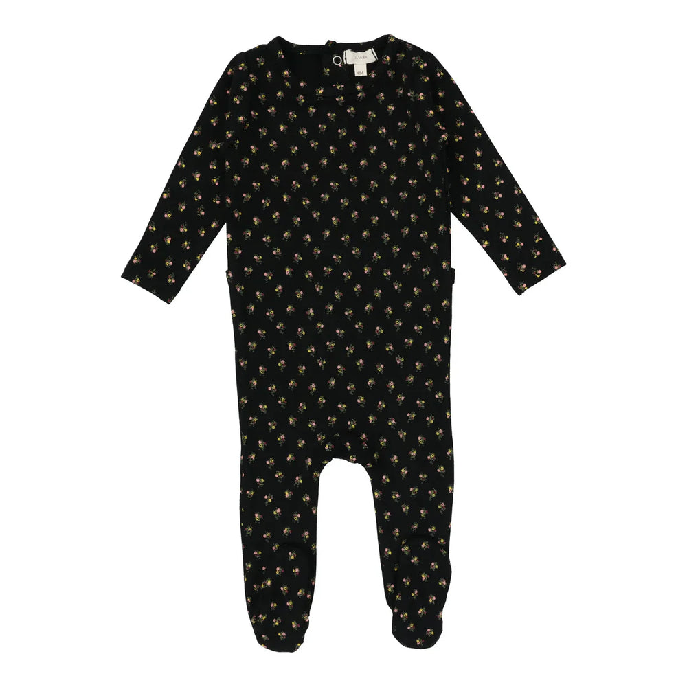 Lil Legs Floral Footie