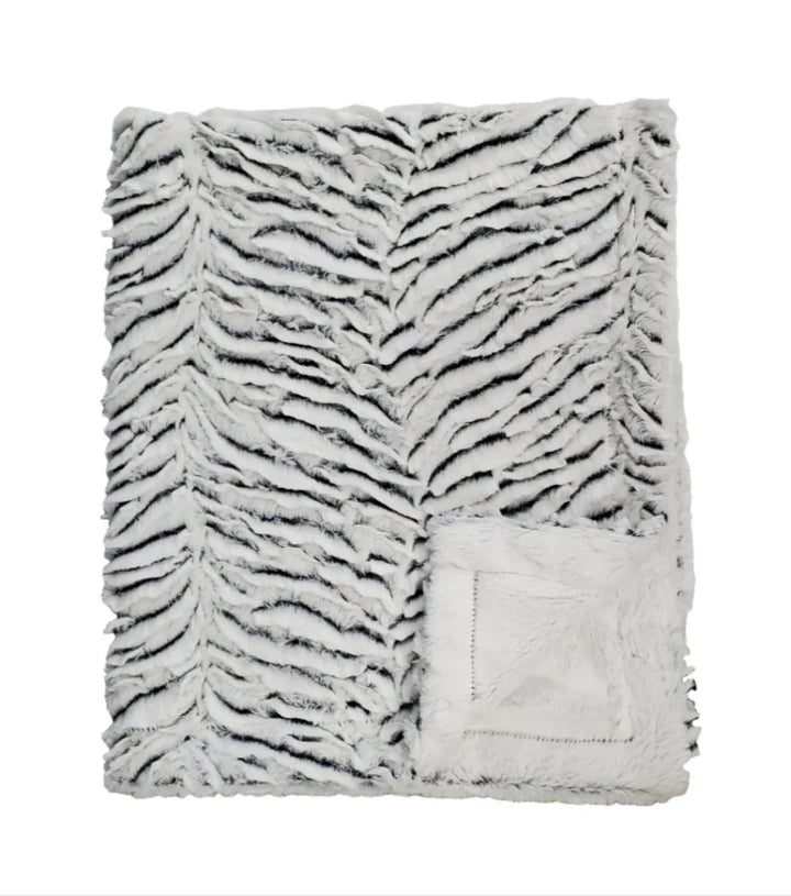 Winx and Blinx Zebra Frost Minky Blanket