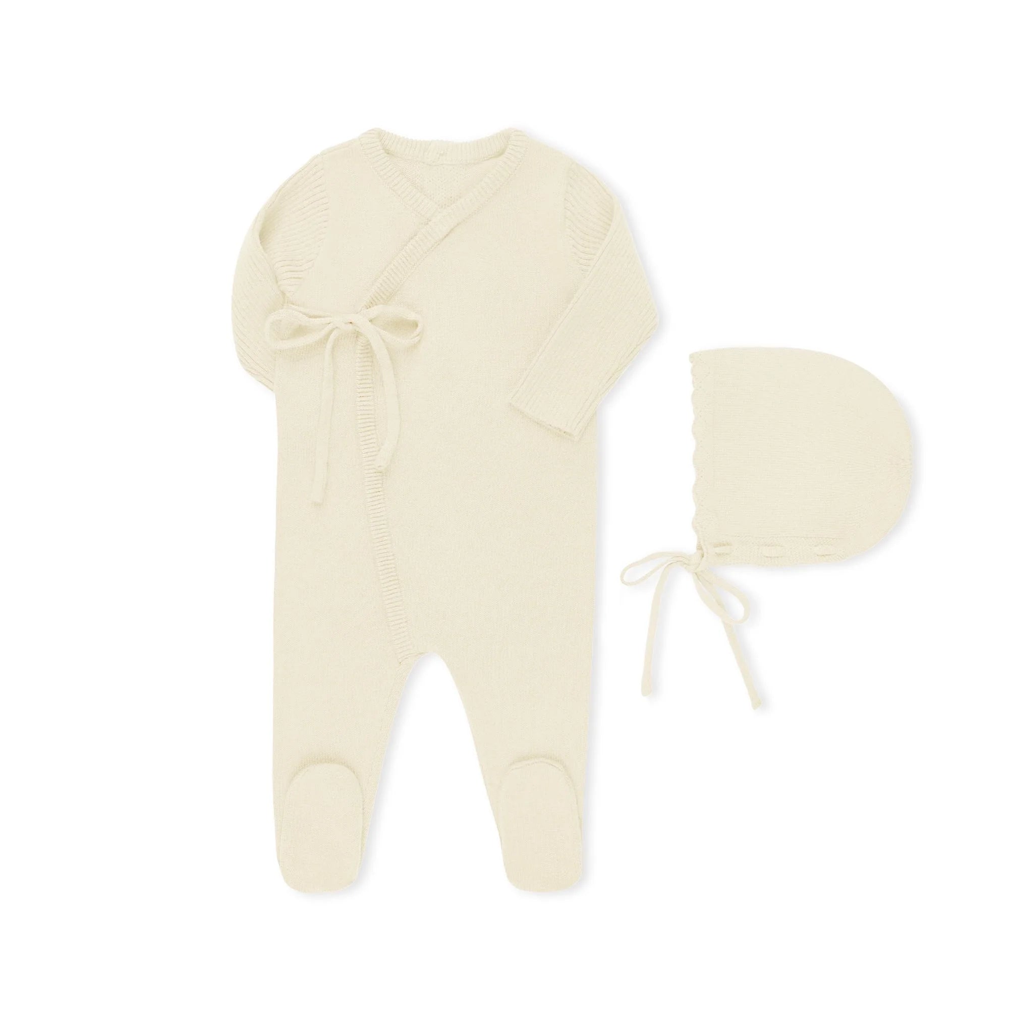 Bebe Belinha Ivory Rib Wrap Set