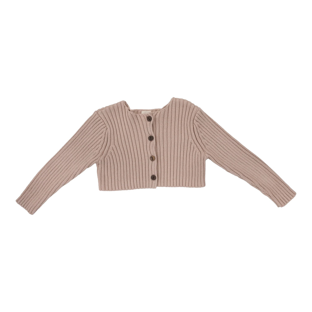 Lil Legs Pink Rib Knit Shrug