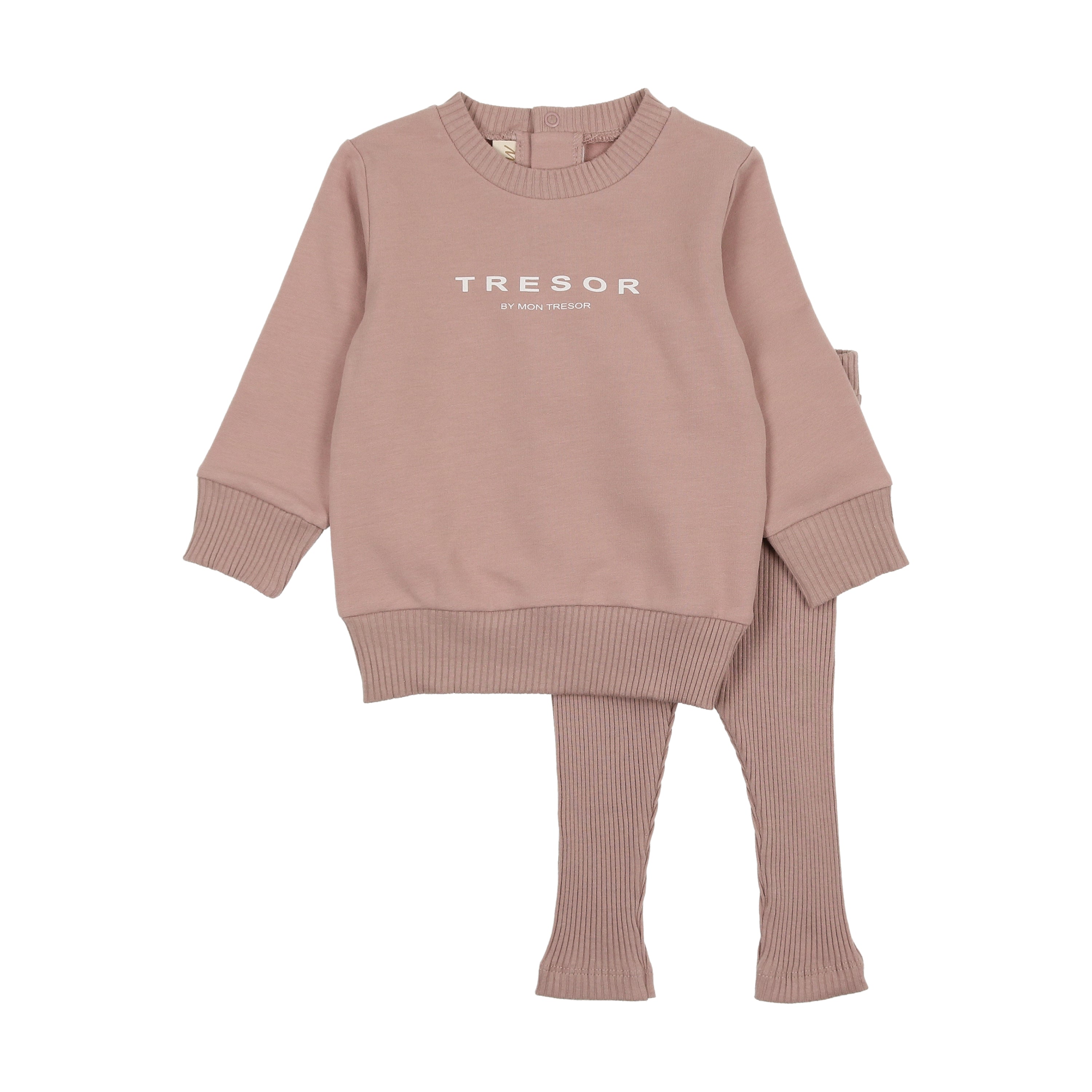 Mon Tresor Pink Tresor Cozy Cotton Ensemble