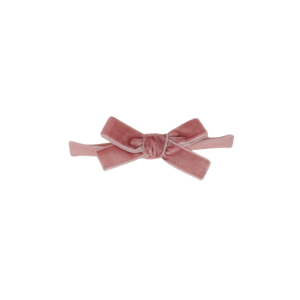 Bandeau Classic Thin Velvet Classic Nylon Bow Band