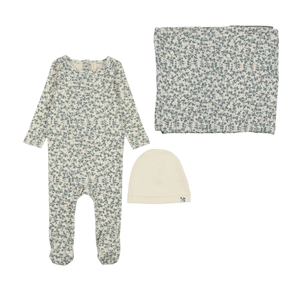 Pre-Order Lilette Boys All Over Floral Layette Set