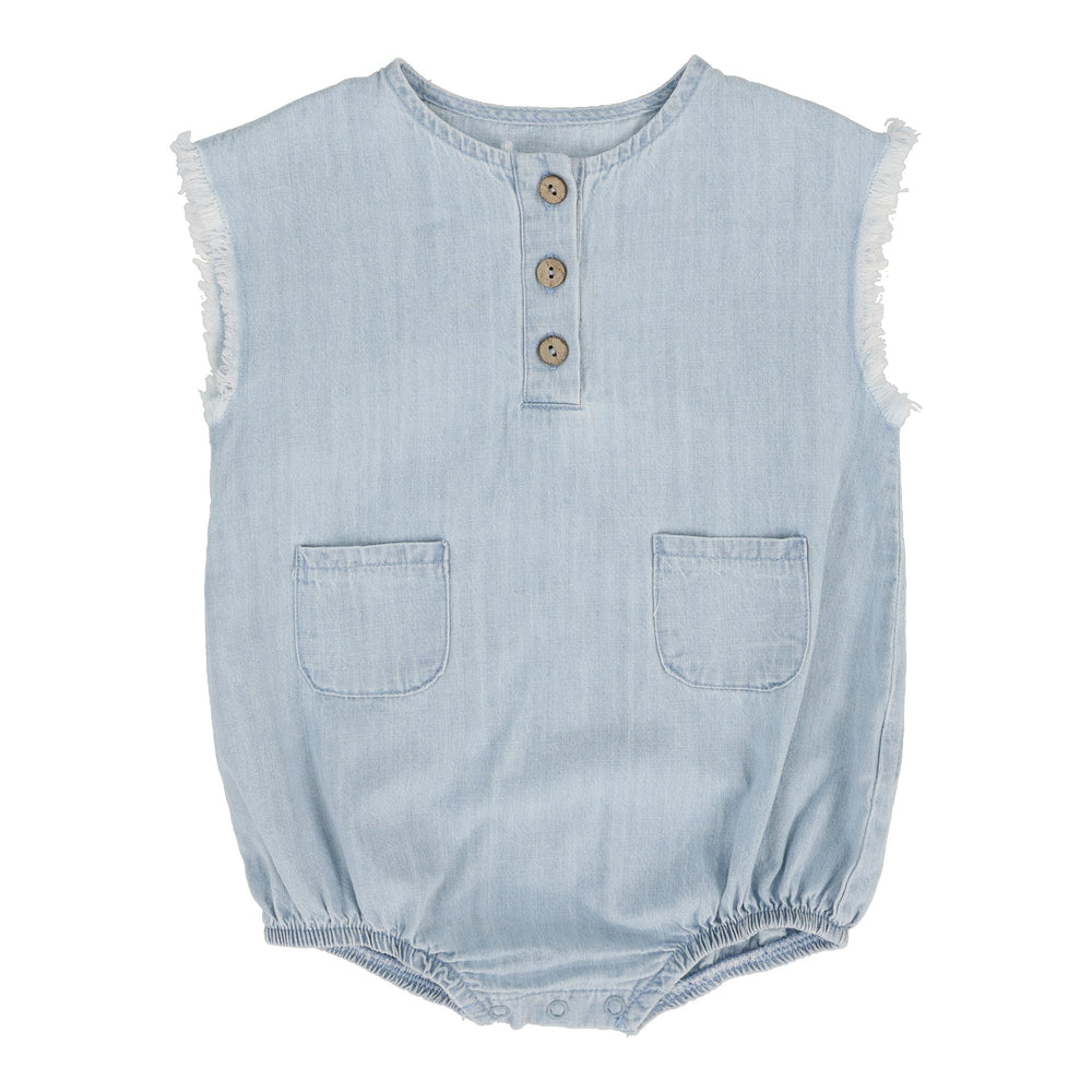 Analogie Boys Light wash Fringe Romper