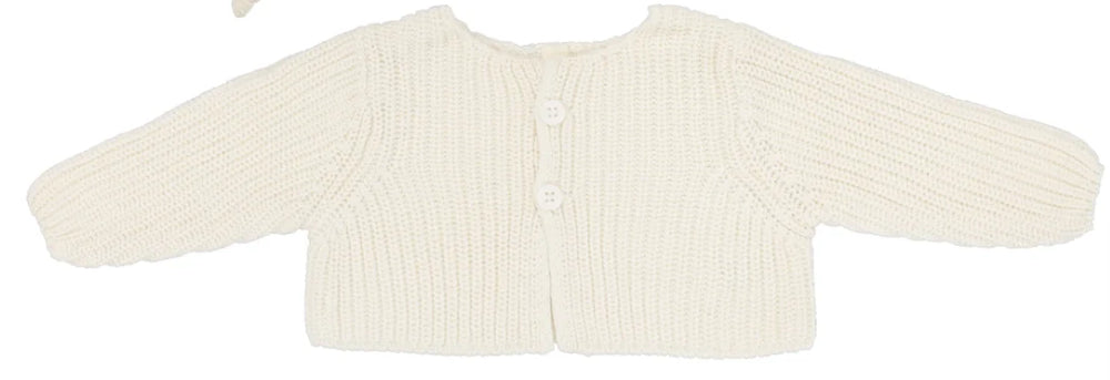 Lilette Cream Chunky Knit Shrug