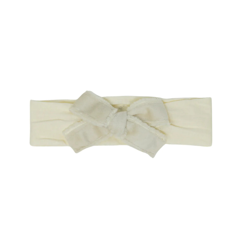 Bandeau Velvet Frayed Edge Baby Modal Band