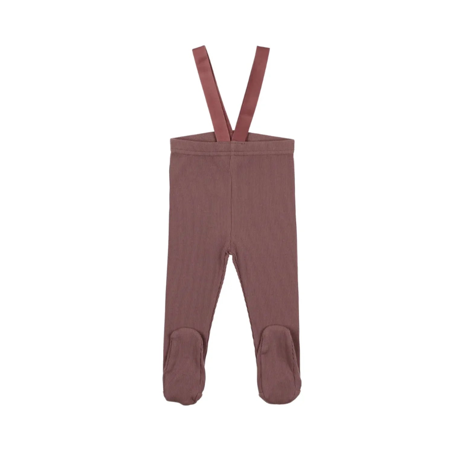 Lil Legs Dusty Plum Suspender Leggings