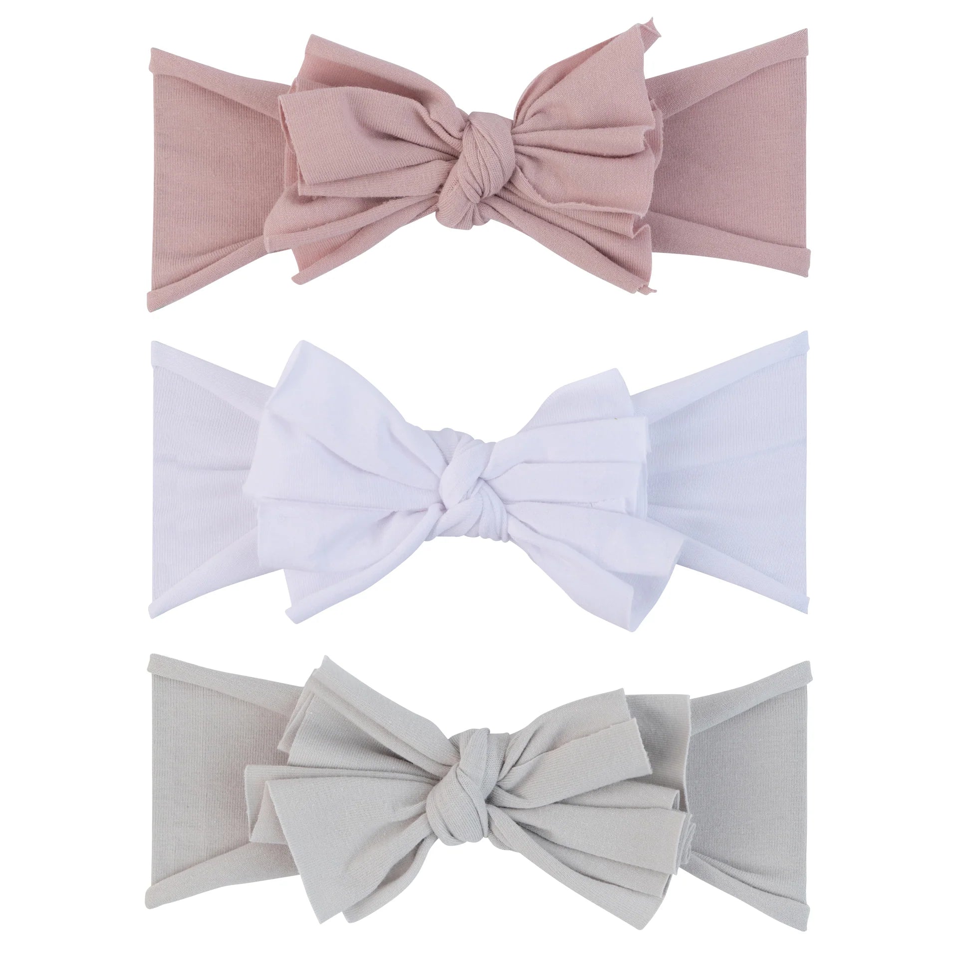 Ely's & Co 3 Pack Headband Set- Blush, Tan & Ivory