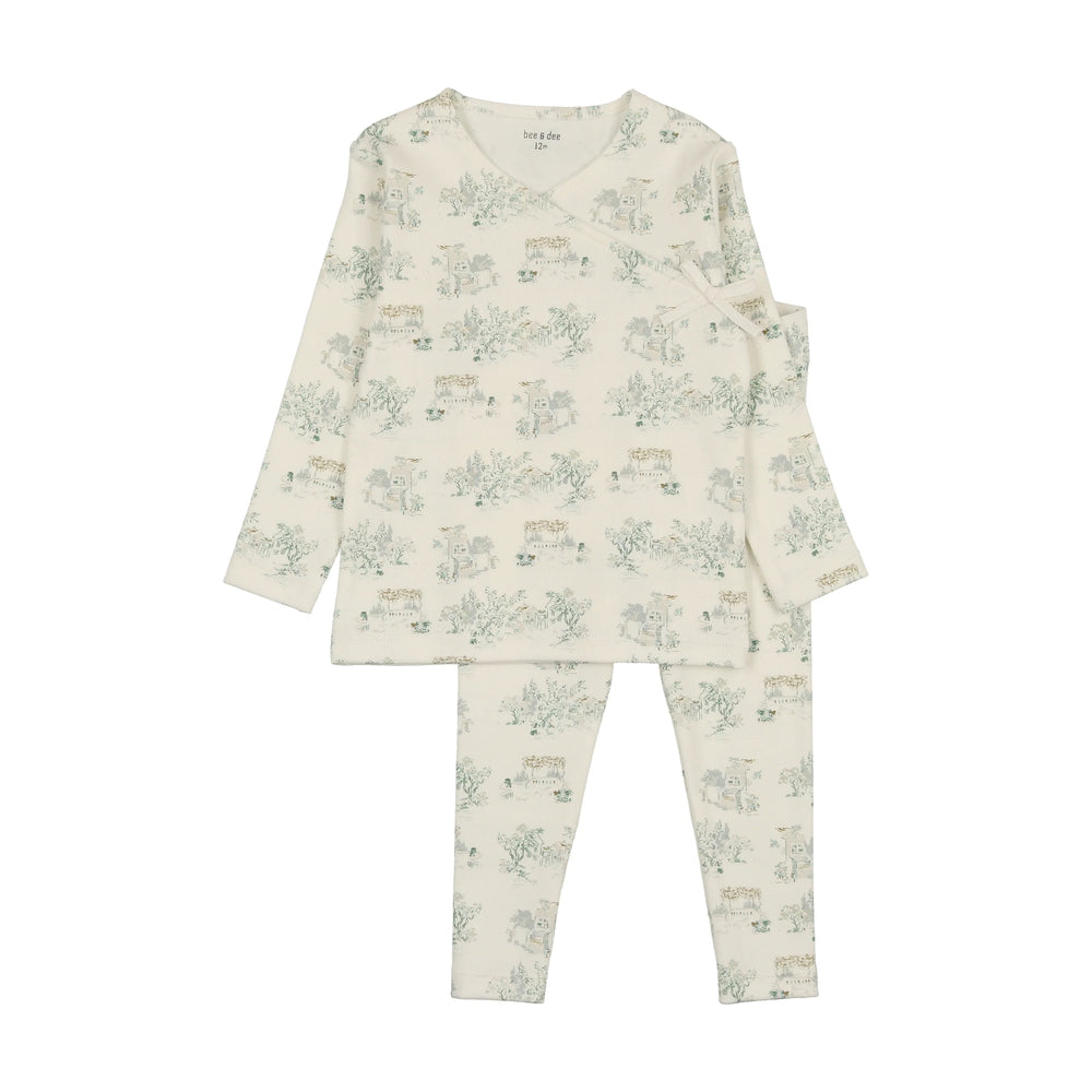 Bee and Dee Ivory Boys Toile Loungewear