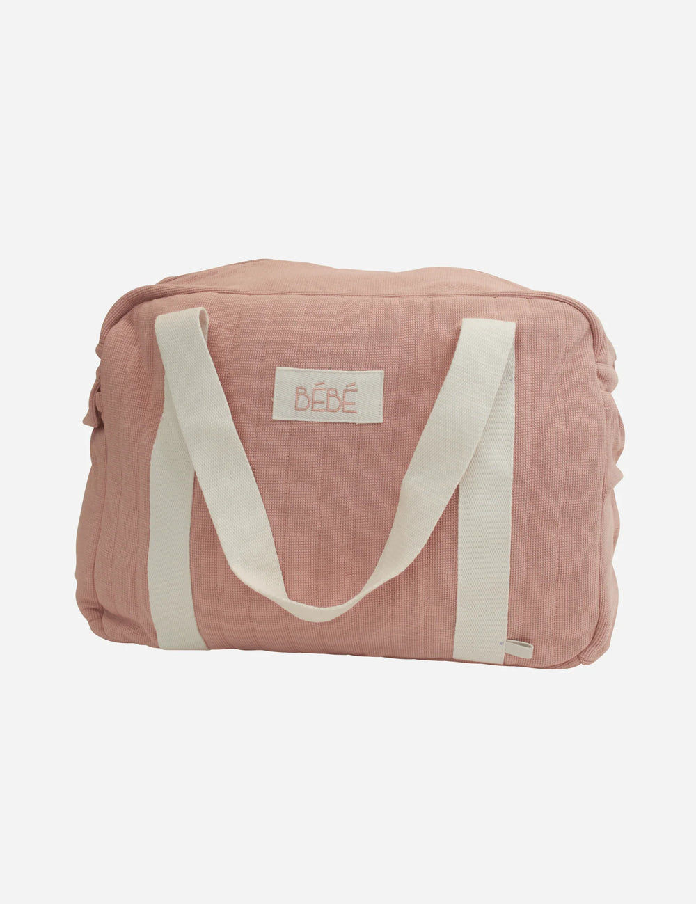 Kipp- Waffle Diaper Bag- Pink