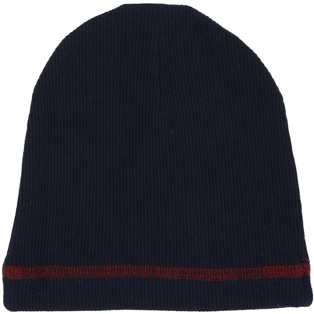 Lil Legs Navy Footie & Beanie