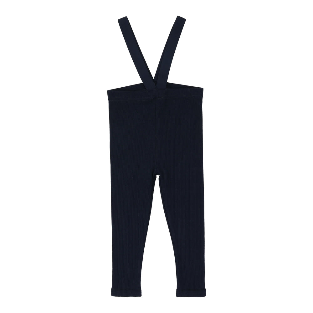 Lil Legs Navy Suspender Leggings