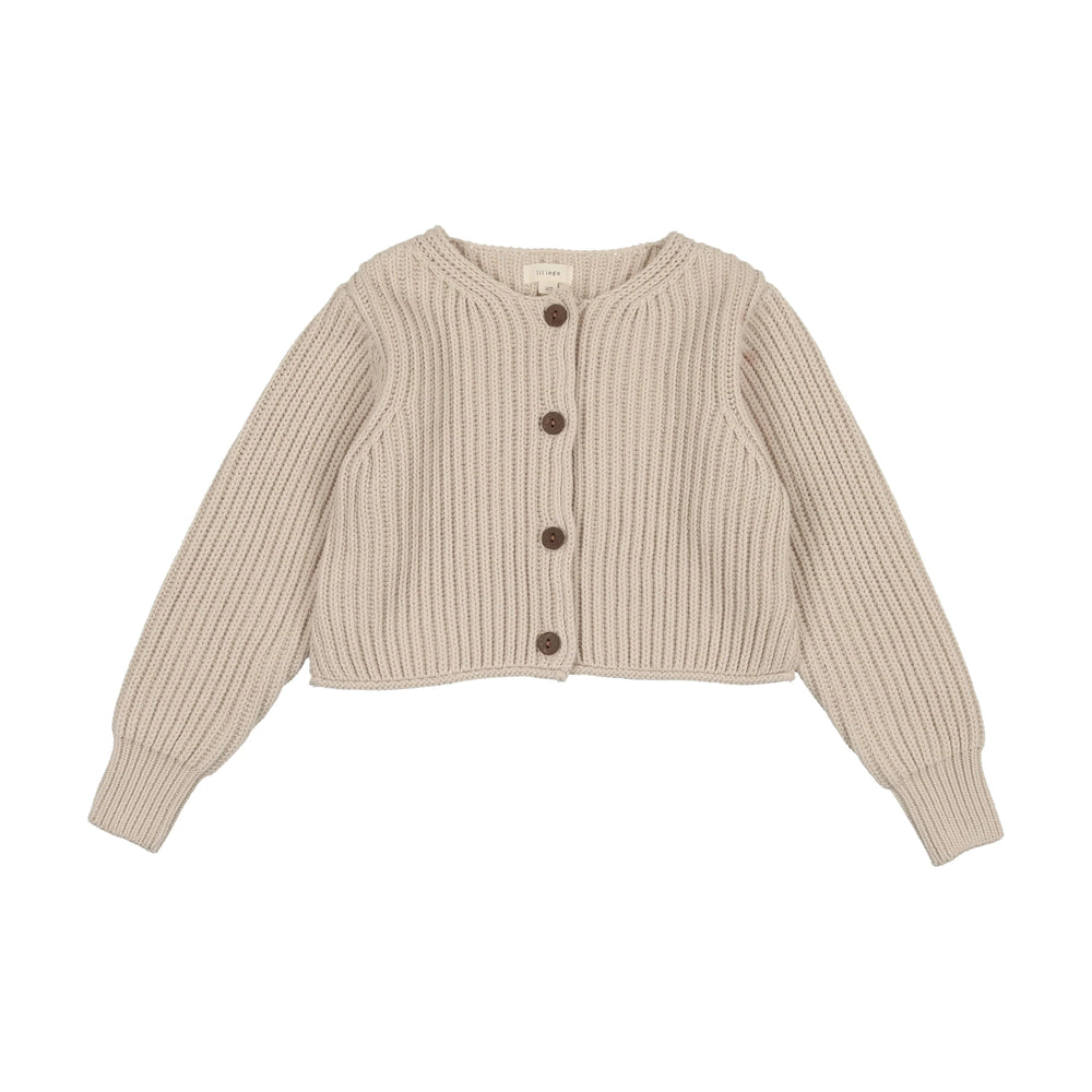 Lil Legs Oat Basic Cardigan