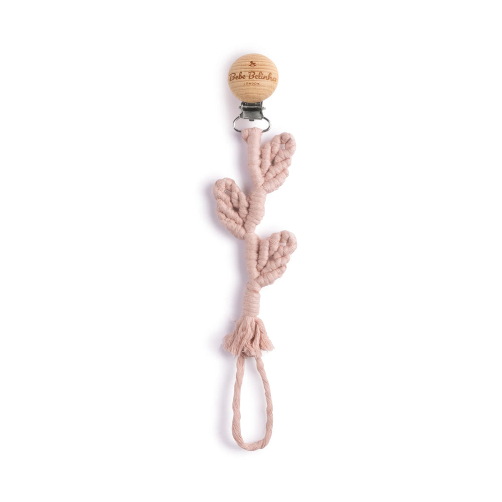 Bebe Belinha Pacifier Clip- Leaves