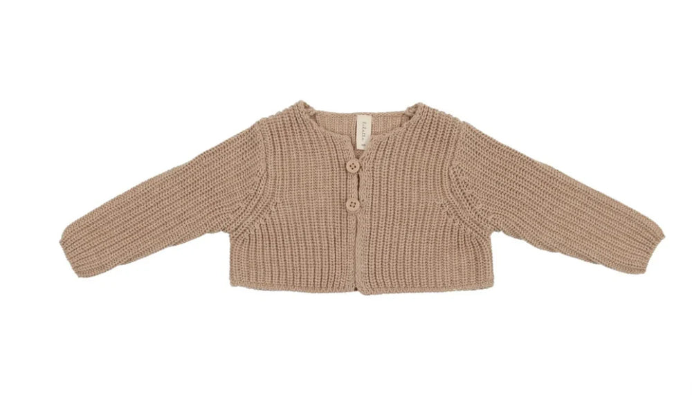 Lilette Taupe Chunky Knit Shrug