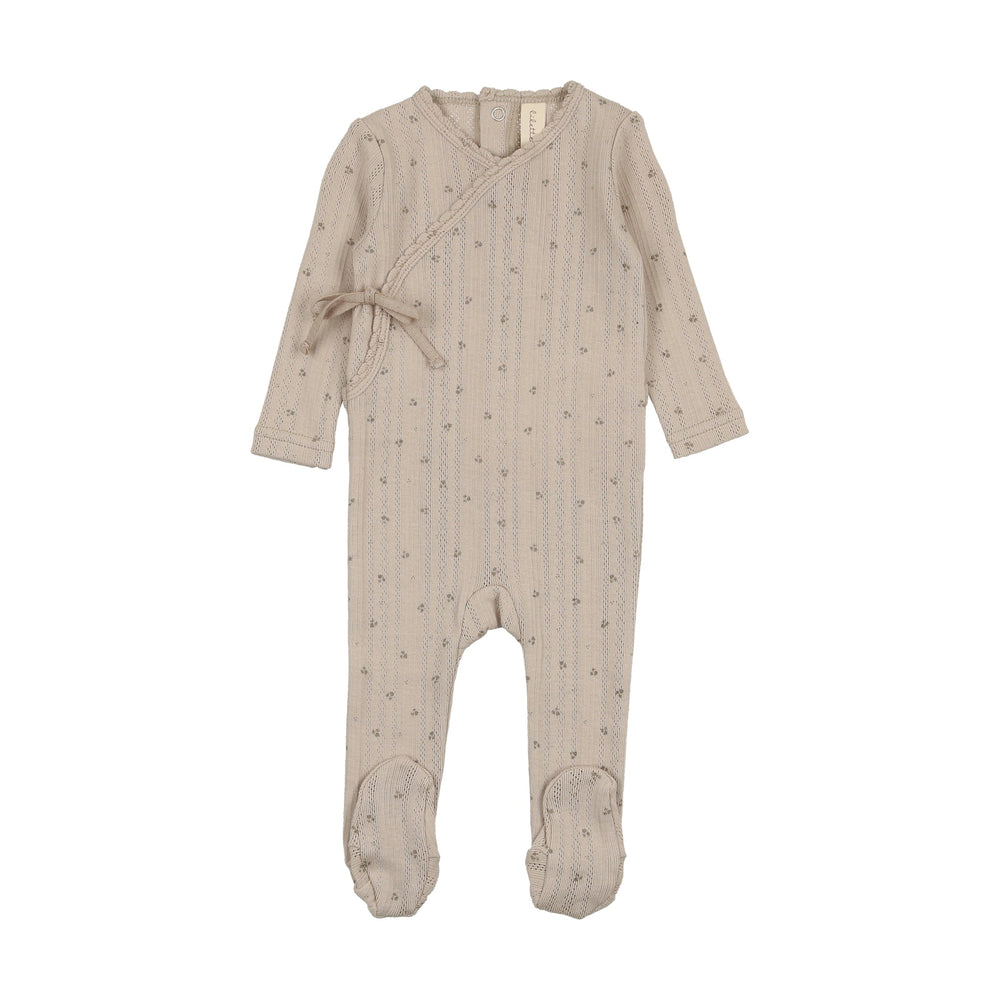 Pre-Order Lilette Boys Printed Pointelle Wrap Footie