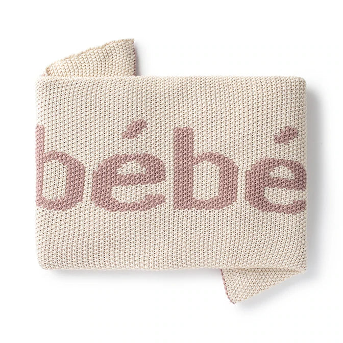 Domani DH BABY BLANKET NATURAL/pale pink BEBE